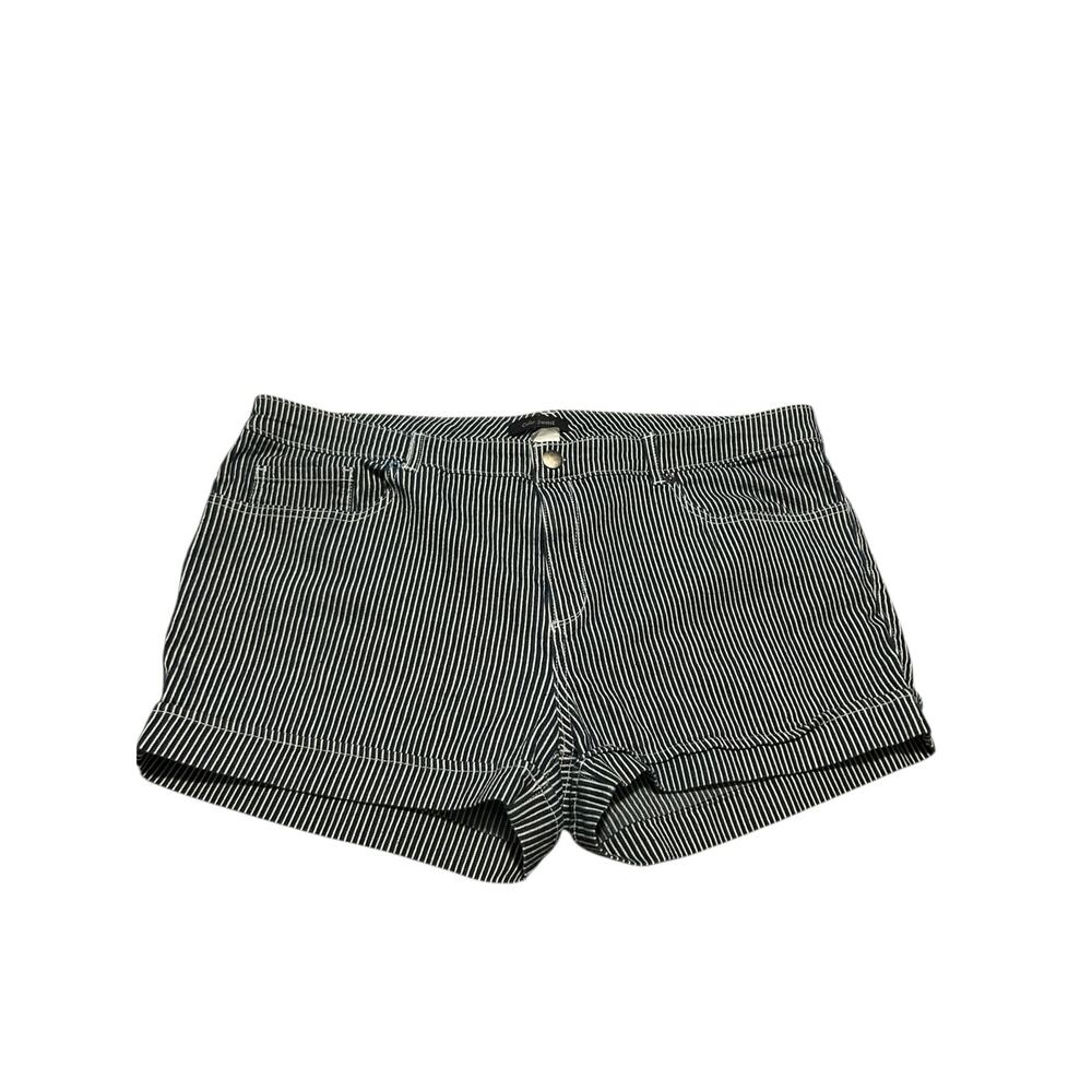 Color Swatch Blue and White Striped Shorts Size 3X